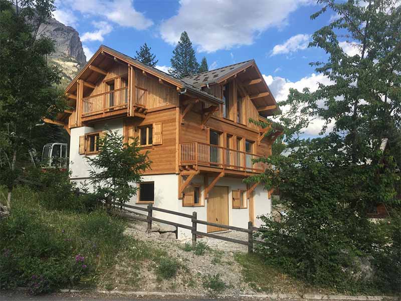 Travaux de construction de chalet en bois Gap