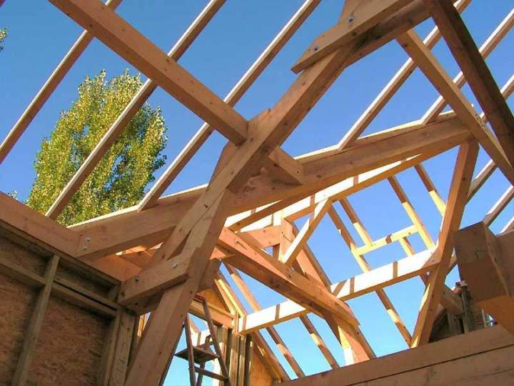 Timber frame construction Vallouise-Pelvoux